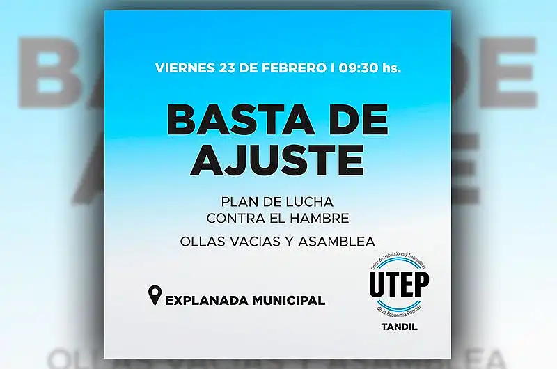 La UTEP seguirá reclamando la falta de alimentos en merenderos y comedores
