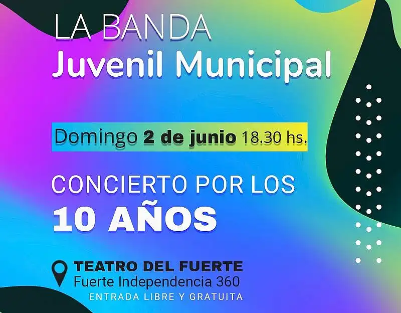Concierto por los 10 años de la Banda Juvenil Municipal