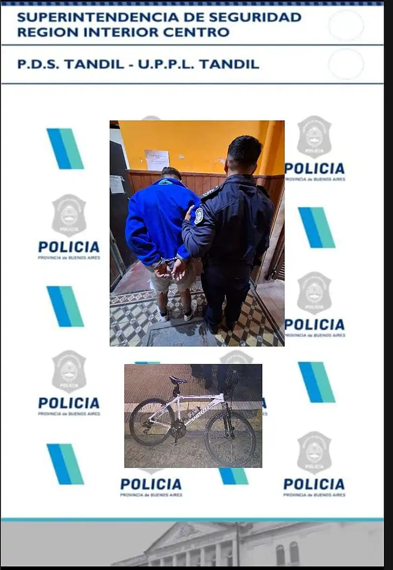 Vecino interceptó a un joven que acababa de robar una bicicleta