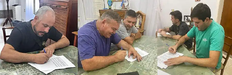 Se firmaron los primeros contratos
