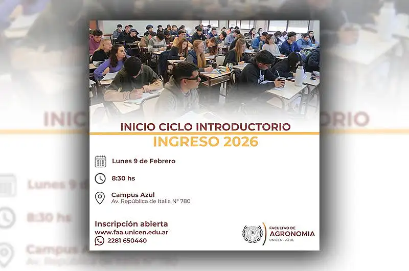 El 9 de febrero comienza el Ciclo Introductorio 2026 en la Facultad de ...