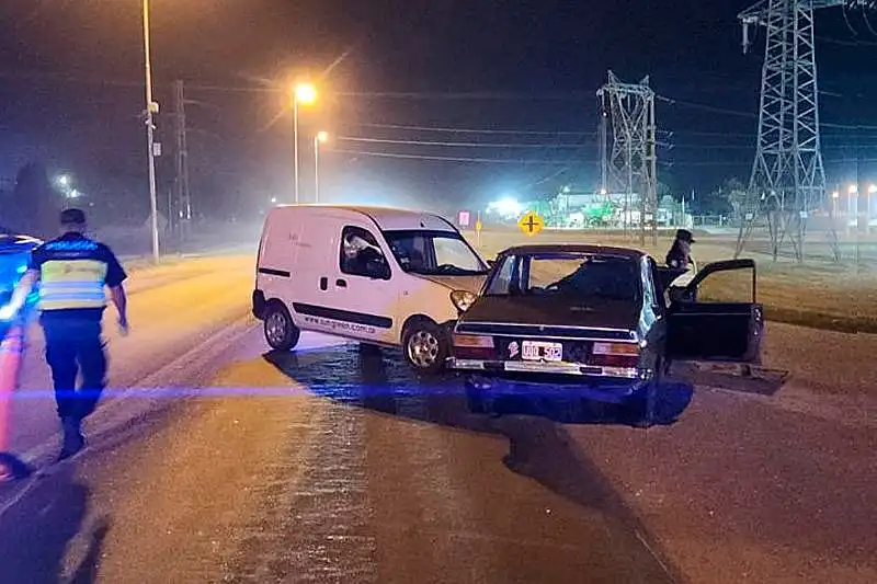 Fuerte choque en la Ruta 226: un conductor hospitalizado
