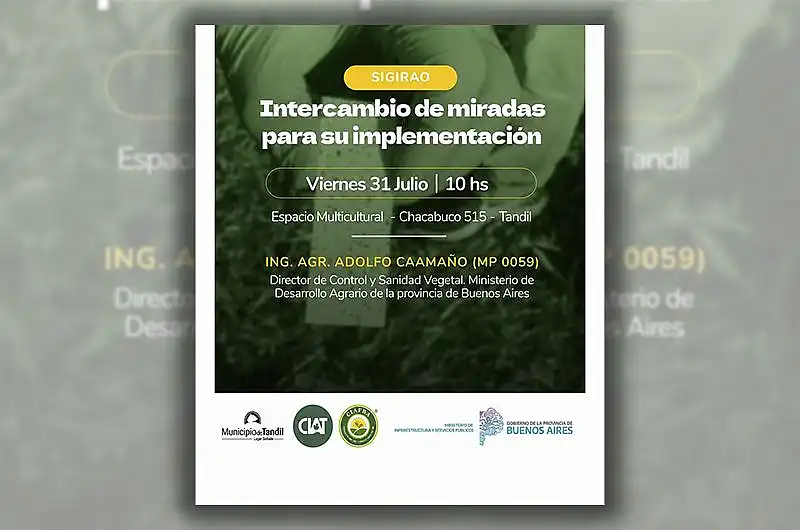 Tandil será sede de una jornada de intercambio sobre recipientes de agroquímicos