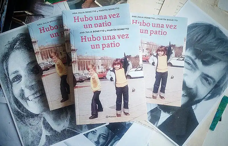 Ana Julia y Martín Bonetto presentan en la Feria del Libro “Hubo una vez un patio”