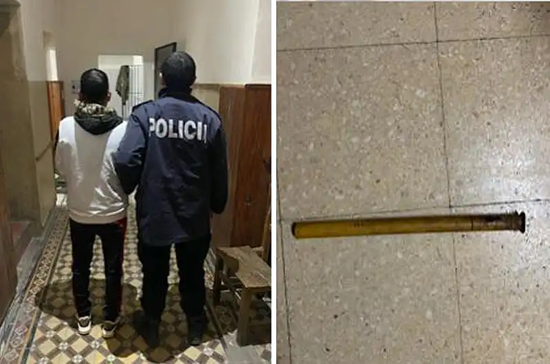 Aprehendieron a un hombre tras agredir a un joven