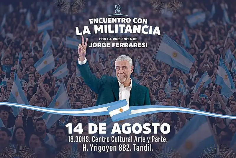 Llega Jorge Ferraresi para presentar el 