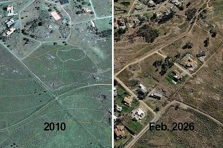 Destrucción de Sierras y Pirca