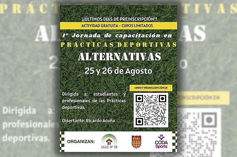 dos Tandil será sede de una jornada de capacitación en prácticas deportivas alternativas
