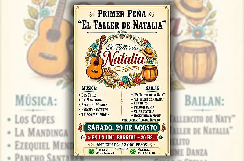 Primera peña de “El taller de Natalia”