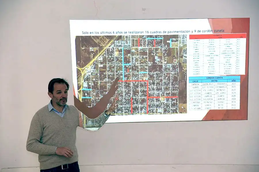 Licitación para ejecutar la primera etapa de la obra hídrica del barrio Arco Iris