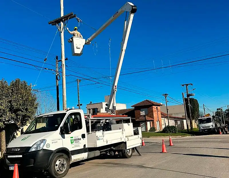 La Usina concretó obras de ampliación y repotenciación de la red eléctrica