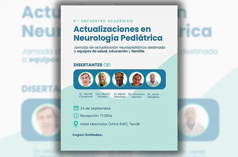 Organizan el 5° Encuentro Académico “Actualizaciones en Neurología Pediátrica”