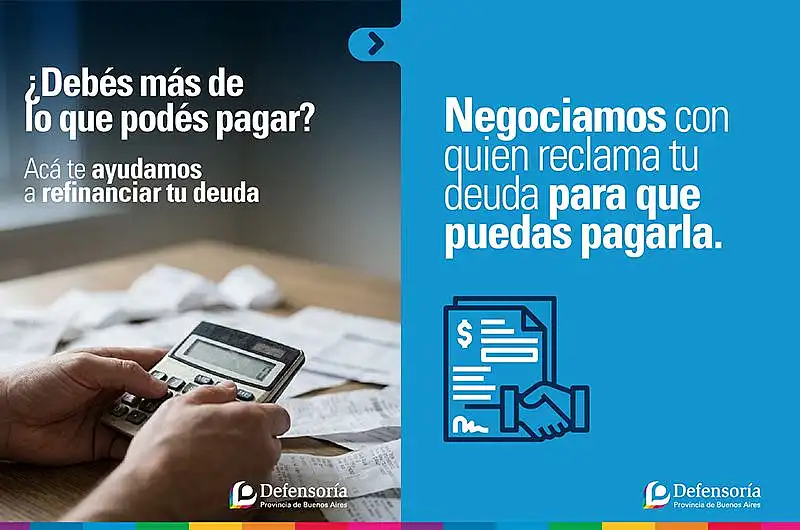 La Defensoría ofrece asesoramiento para la refinanciación de deudas