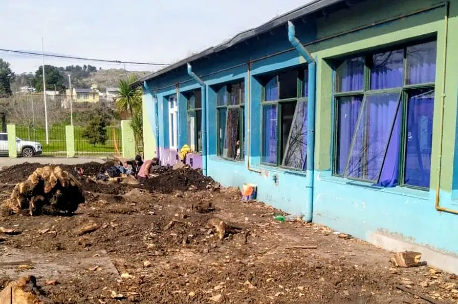 El Municipio avanza con los trabajos de reparación en la Escuela 53