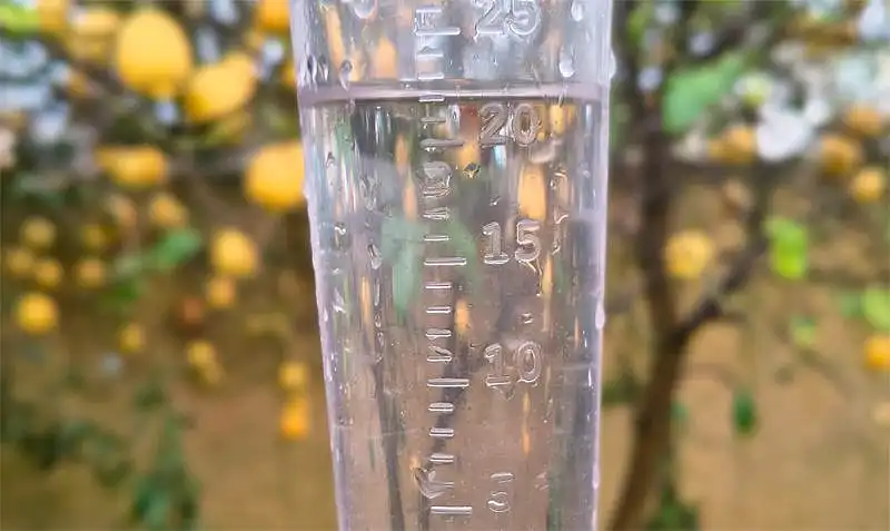 dos La lluvia dejó cerca de 22 milímetros en el ejido urbano este domingo