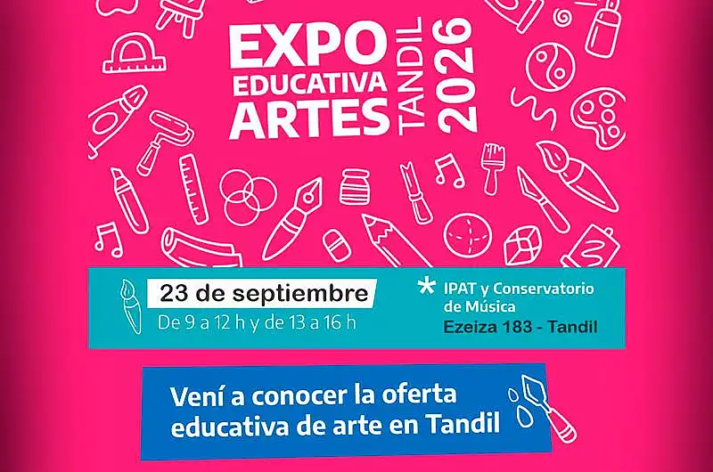 Se llevará adelante la Expo Educativa Artes