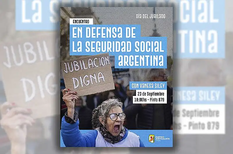 Día de las y los Jubilados: el PJ Tandil organiza una charla sobre la seguridad social