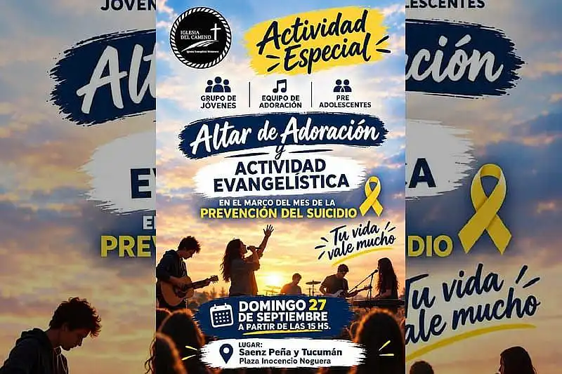 Prevención del suicidio: la Iglesia del Camino realizará un 
