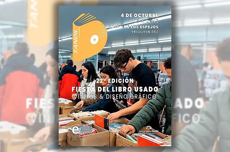 22º Fiesta del Libro Usado, Vinilos y Diseño Gráfico