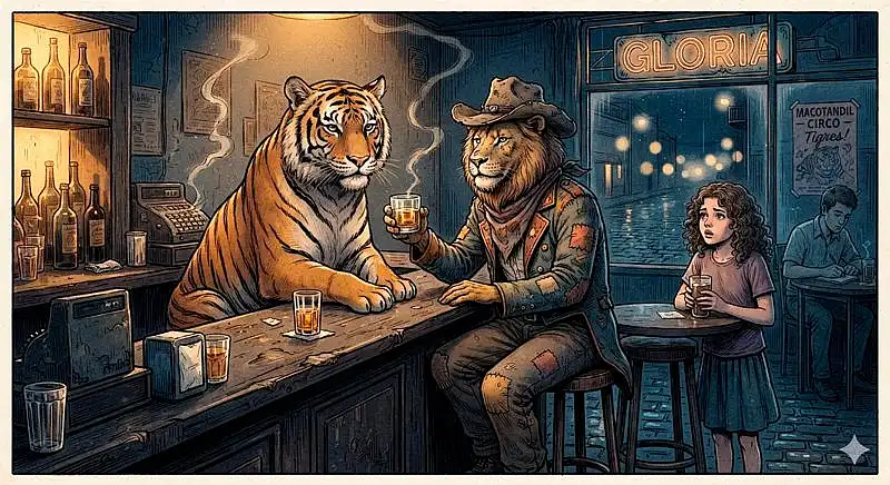 Un whisky con los tigres, el auto que volaba y el actor del matafuego fatal