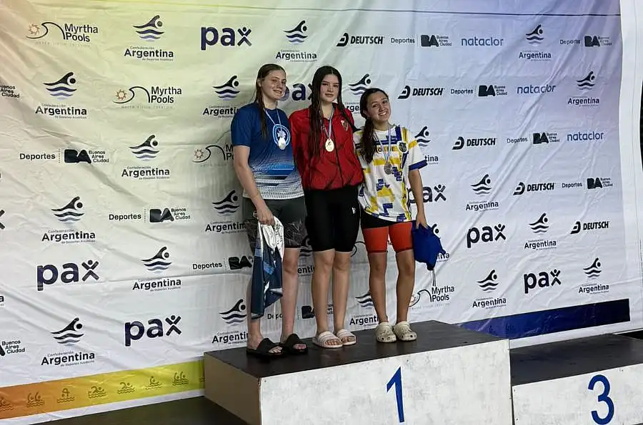 Pía Ponzo subcampeona nacional en 50 y 100 pecho