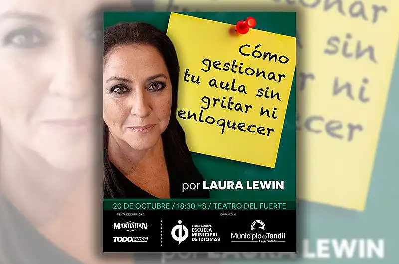 Laura Lewin llega a Tandil con claves para gestionar el aula