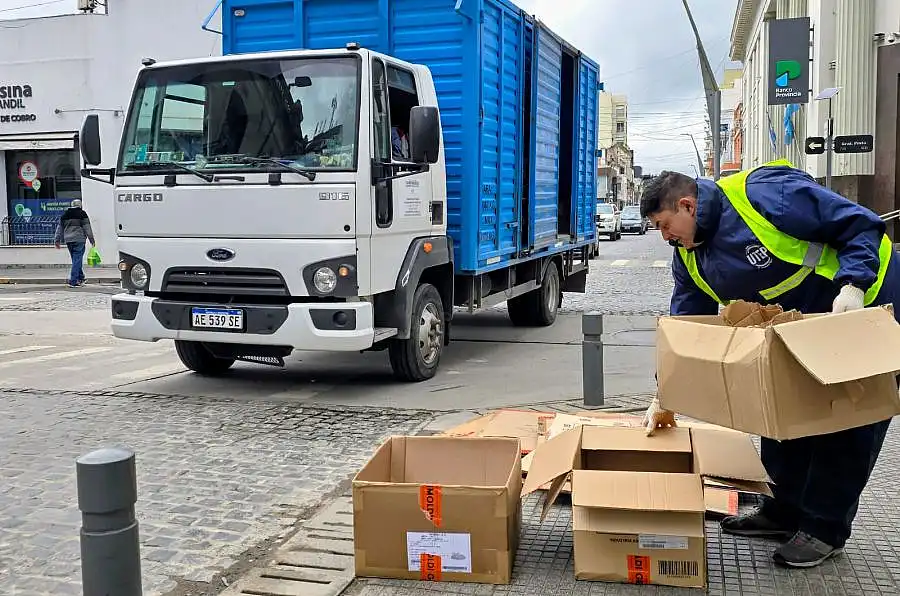 Pusieron en marcha la prueba piloto de recolección diferenciada para comercios