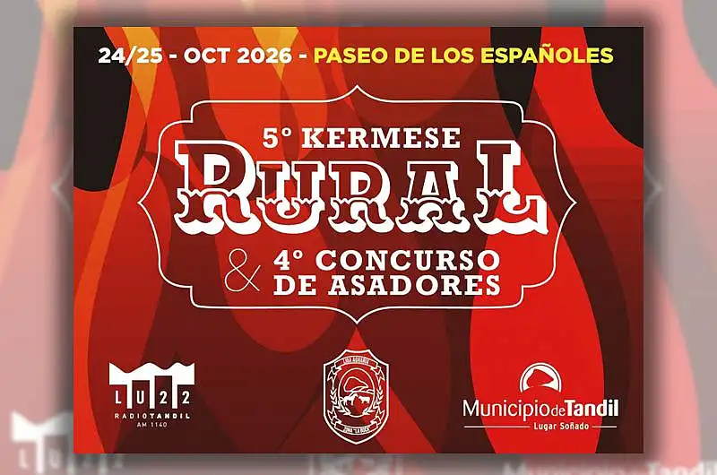 Nueva edición de la Kermese Rural: gastronomía, música y Concurso de Asadores