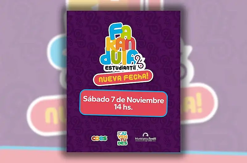 Reprogramaron la fecha de la Farándula Estudiantil 2026