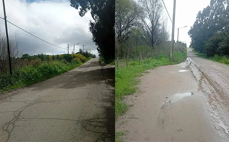 Vecinos de Avenida Jujuy reclaman por el mal estado de las banquinas al 2600