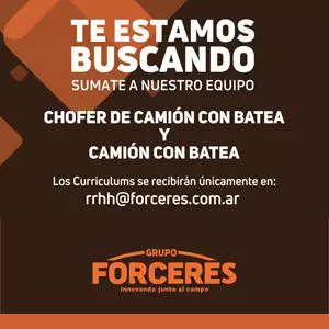 Se busca chofer de Camión con Batea / Camión con Batea