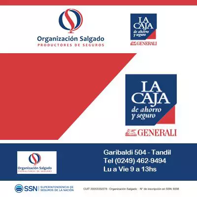 Organización Salgado Productores asesores de seguros  - Garibaldi 504 – Tandil – La Caja Seguros